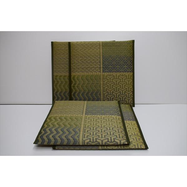 紋織 い草座布団 55×55cm 同色5枚組 クッション 座布団 座布団 120002143 日本製 い草 夏 高級感 接客 来客 おの画像