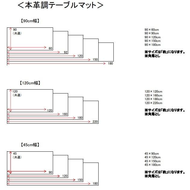 ランキング1位 300円クーポン進呈 Achilles 本革調 テーブルマット 45×180 キッチン ランチョンマット Achilles アキレス本革調テーブルマット 45×180 テー｜yutoriplan｜04