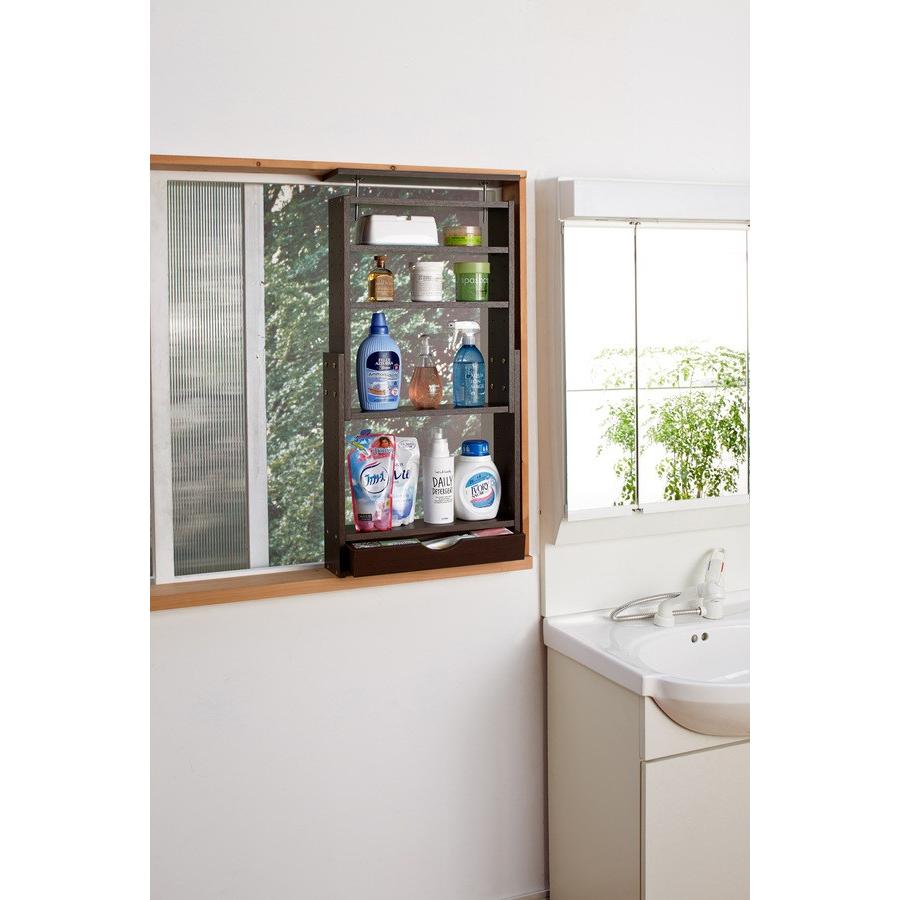 スリムつっぱり窓枠ラック 整理収納アドバイザー 整理 収納 窓枠 収納上手 隙間収納 窓枠ラック バリュー家具 ゆとり生活研究所 通販 Yahoo ショッピング