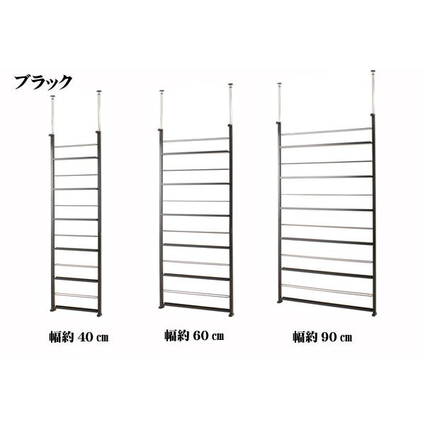間仕切ディスプレイパーテーション 幅60cm オフィス家具 パーテーション nj-0154 nj-0155 間仕切り突っ張りマガジンラック 幅60 シルバー ブラ_16