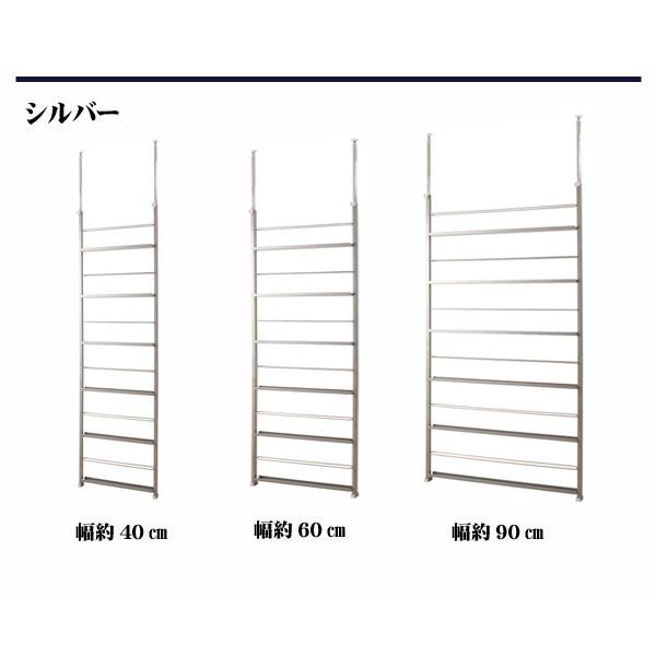 間仕切ディスプレイパーテーション 幅60cm オフィス家具 パーテーション nj-0154 nj-0155 間仕切り突っ張りマガジンラック 幅60 シルバー ブラ_17