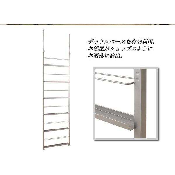 間仕切ディスプレイパーテーション 幅60cm オフィス家具 パーテーション nj-0154 nj-0155 間仕切り突っ張りマガジンラック 幅60 シルバー ブラ_6