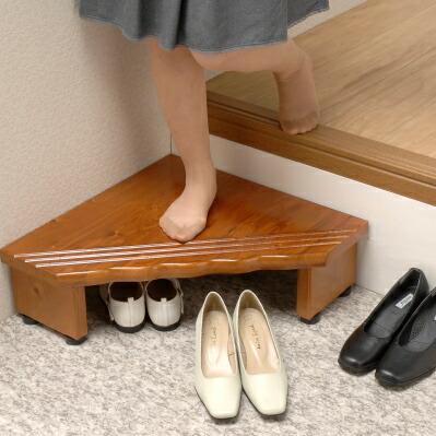 ひのき和風玄関台 コーナー 0198 玄関台 ステップ 段差解消 すのこ 総ひのき 玄関 シューズラック 踏み台 介護 エクステリア バリュー家具 ゆとり生活研究所 通販 Yahoo ショッピング