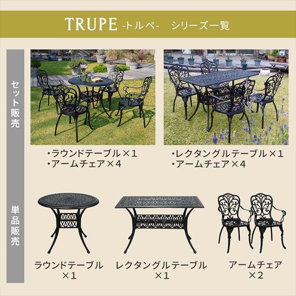 アルミ製アームチェア2脚セット「トルペ」 庭 ガーデニング ガーデン