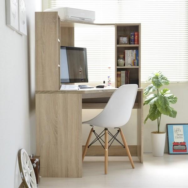 パソコンデスク L字型 コーナー 机 デスク PD011-BR PD011-OAK PC つく