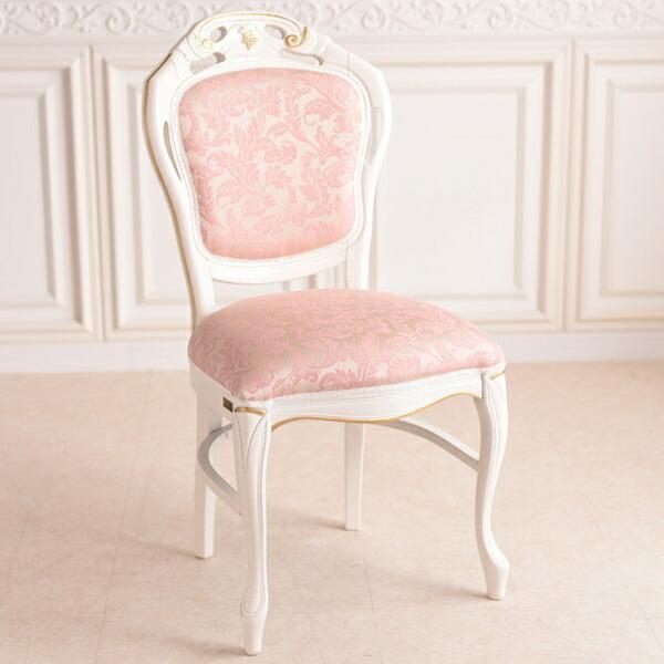 テーブル ダイニングテーブル ダイニングチェア Rococo 猫脚ダイニングチェアー Kms 106u Crap プリンセス ガーリー ロココ 姫系 ピンク 完成品 Maknabrand Com