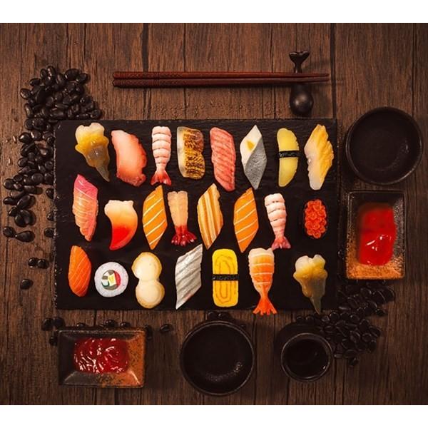 レビューでプレゼント／食品サンプル 寿司 23個セット 業務用品 店舗
