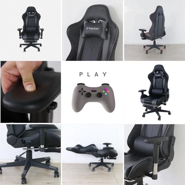 ＼レビューでプレゼント／プロゲーマーも納得のフットレスト付ゲーミングチェア GC-XFCT 椅子 スツール 座椅子 パーソナルチェア GC-XFCT パーソナルチェア ワ_8