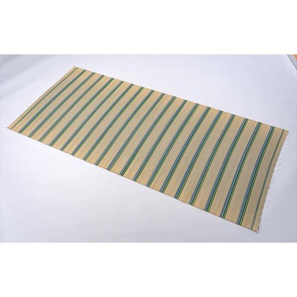 ＼レビューでプレゼント／目セキ織シーツ 縞柄「松風」87×190cm 布団 寝具 シーツ カバー フラットシーツ HRM835678 日本製 夏 涼しげ 和室 リビング 寝室 敷_2