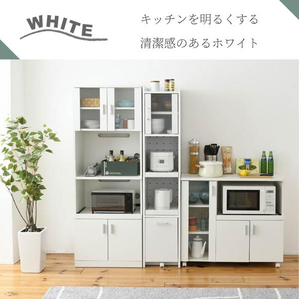 ＼レビューでプレゼント／キャスター付き スリムキッチンワゴン 高さ161cm 収納家具 キッチン収納 キッチ ランキング1位_13