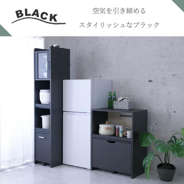 ＼レビューでプレゼント／キャスター付き スリムキッチンワゴン 高さ161cm 収納家具 キッチン収納 キッチ ランキング1位_15