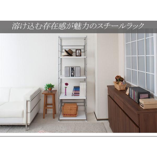 ＼レビューでプレゼント／頑丈棚オープンラック 幅60x高さ181cm ラック シェルフ 本棚 オープンシェルフ nj-0277 nj-0286 njの画像