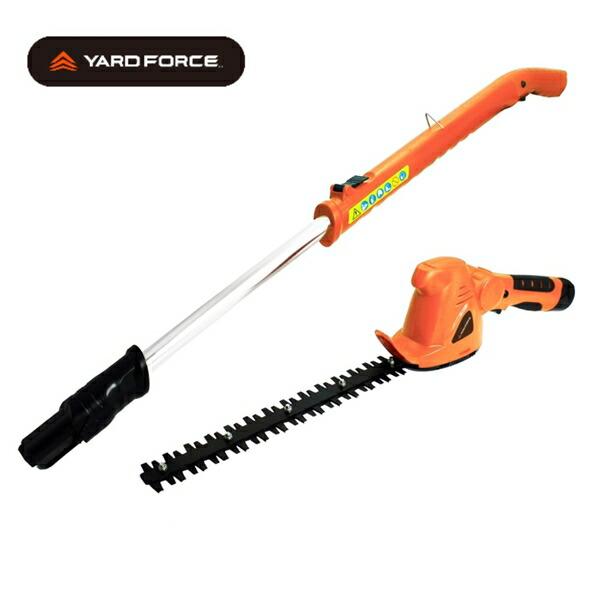 300円クーポン進呈中 園芸用品 剪定用具 園芸用のこぎり YARD FORCE 軽量コードレス2WAYバリカン 10978 年配の方 気軽 庭 草木 お手入れ これ一台