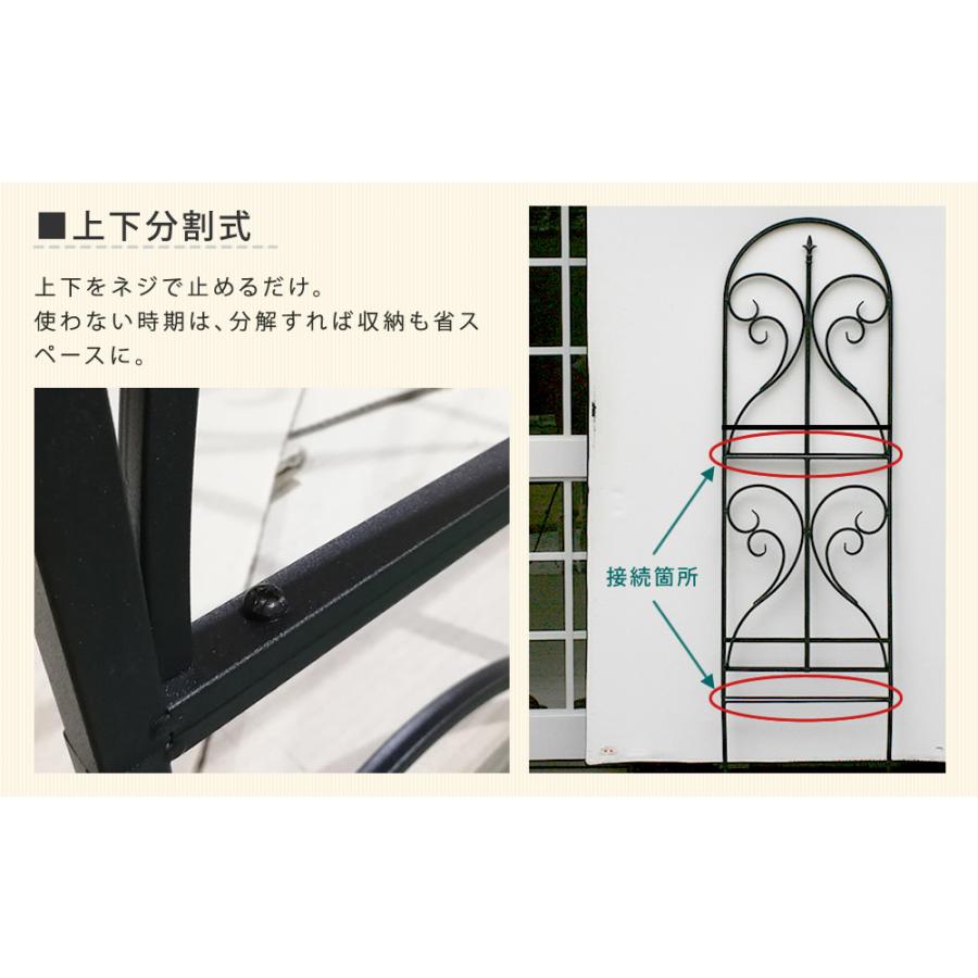 ＼レビューでプレゼント／エクステリア  フェンス アイアントレリス フィニアル 180 4枚組 IF-FN7950-4P アイアン アンテ ランキング1位の画像