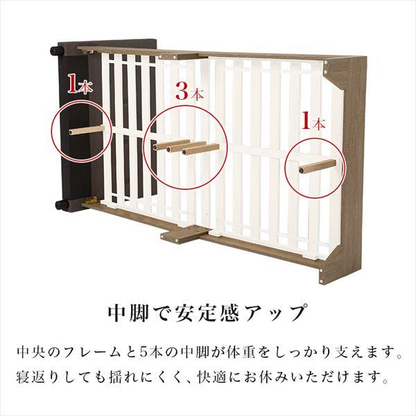 レビューでプレゼント／ファブリックのヘッドボードベッド シングル
