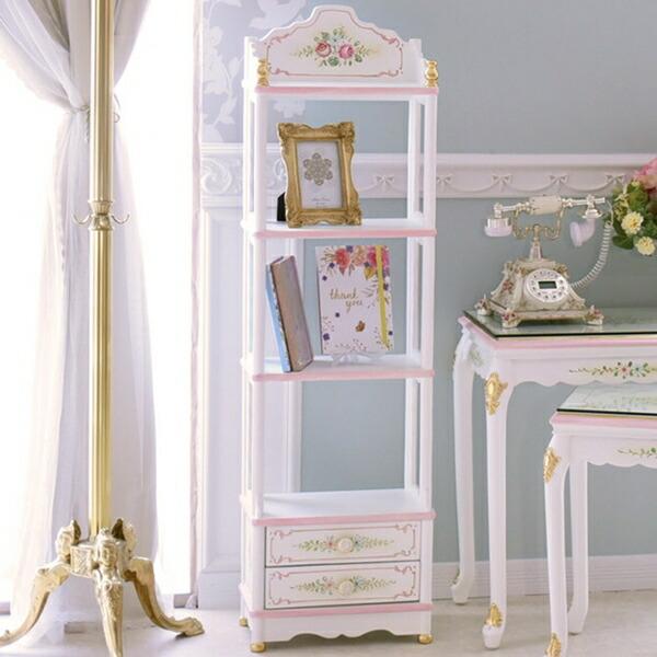 最新コレックション ラック シェルフ 本棚 オープンシェルフ Rococo アントワネット ピッコラ飾り Roc Pv156 プリンセス ガーリー ロココ 姫系 収納棚 格安 Zoetalentsolutions Com
