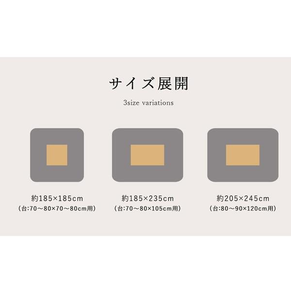 ＼レビューでプレゼント／フランplus2 こたつ掛け布団 185×235cm こたつ こたつ布団 こたつ掛け布団 上掛け 9809921 9831376 こたつ布団 撥水 静電気防止糸使