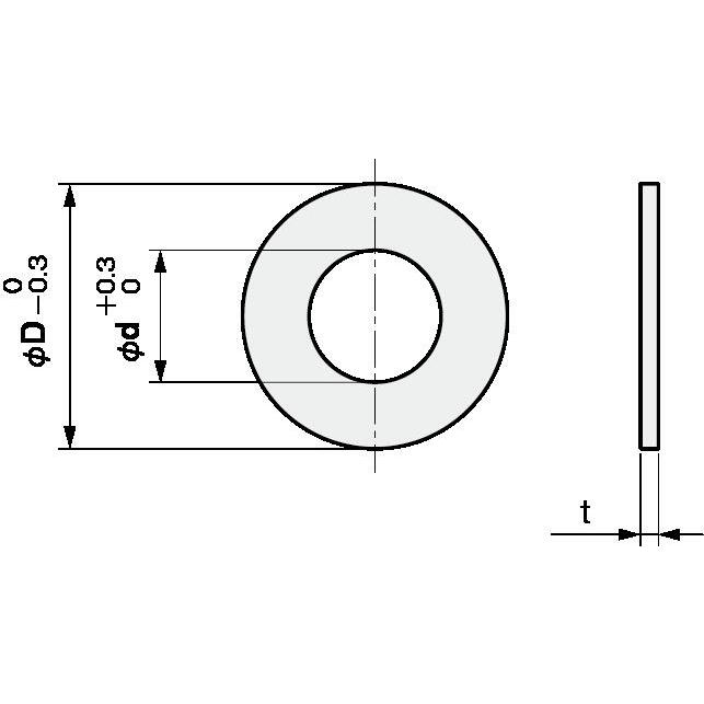 岩田製作所（iwata）　シムリングＳＵＳ　（１０枚入）Ｔ０．０２　【品番：RS035042002】_1