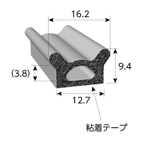 岩田製作所（iwata）　ラバーシール　１０Ｍ　【品番：TRS10H-L10】