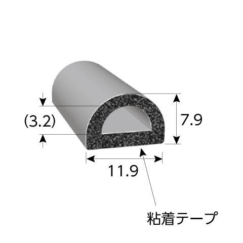 岩田製作所（iwata）　ラバーシール　１０７Ｍ　【品番：TRS3-2-L107】