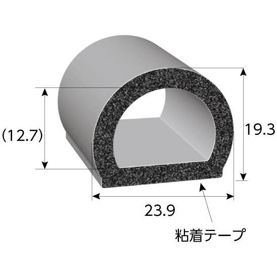 岩田製作所（iwata）　ラバーシール　２８Ｍ　【品番：TRS5-3-L28】_1