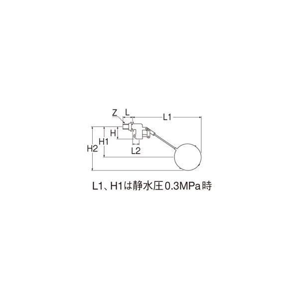 SANEI　横形ボールタップ　【品番：V44J-13】 |  | 02