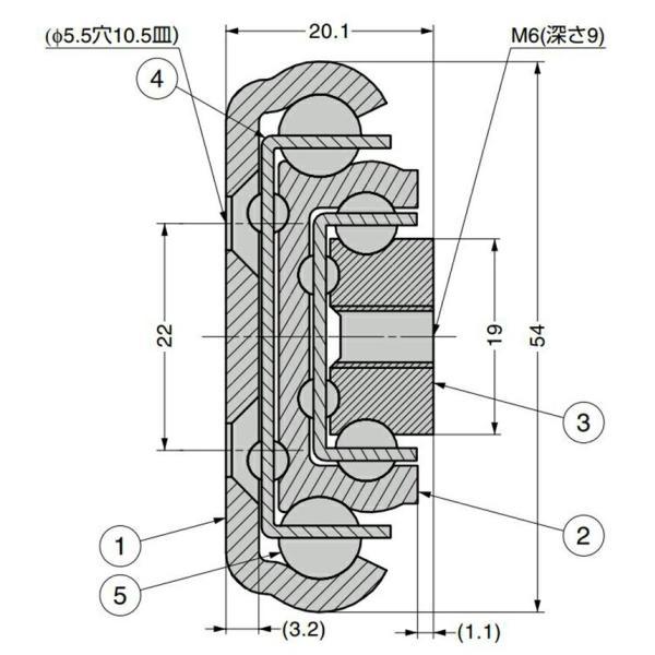 スガツネ工業　CHAMBRELAN　スライドレール CBL-RA5R 重量用　【品番：CBL-RA5R-400】_1