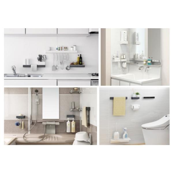 タカラスタンダード　どこでもラック スクエアタイプ　シャンプーフック　MGSBシャンプーフック　ホワイト　【品番：41282577】 |  | 01