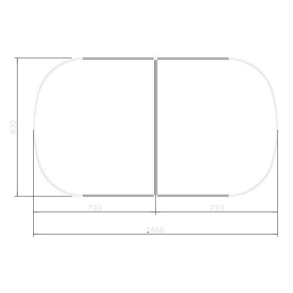 タカラスタンダード　組み合わせ式風呂フタ（2枚組）　フロフタMVAH-20WST　【品番：41627706】 |  | 01