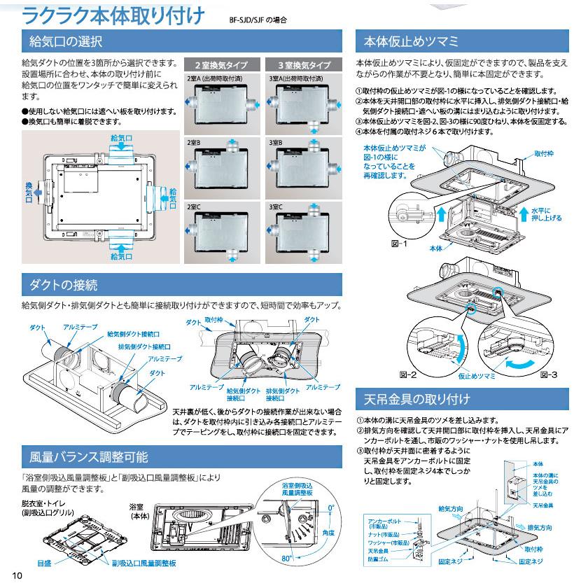 高須産業　浴室換気乾燥暖房機（外部換気扇連動タイプ）　【品番：BF-231SJC】_17