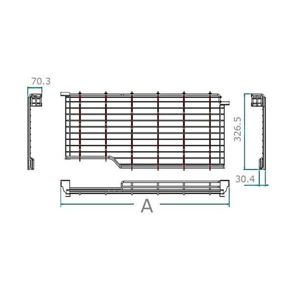 LIXIL（サンウェーブ） アシストポケット用シェルフ（コンロ下用
