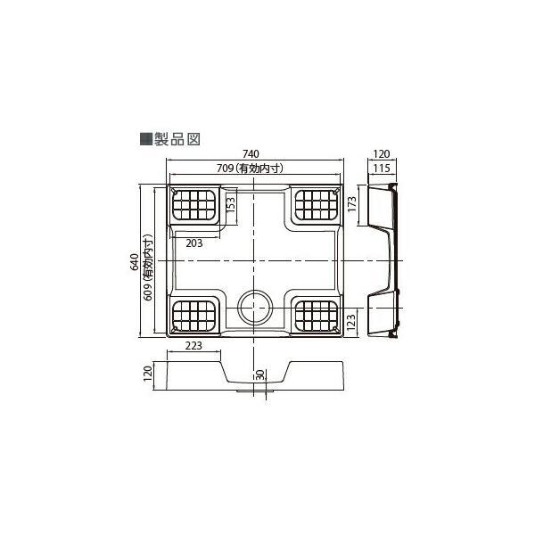 テクノテック かさ上げ防水パン イージーパン ニューホワイト 【品番