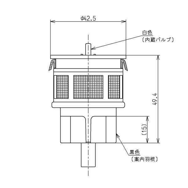 TOTO　ピストンバルブ部（TV550型・TV650型他用、水道水・再生水共用）　【品番：THJ27】_1