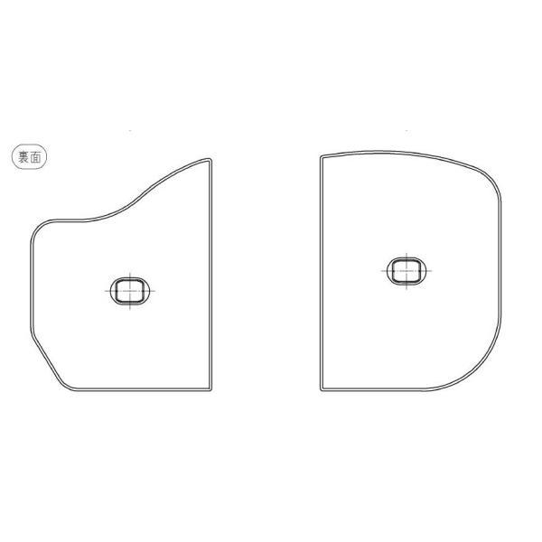 TOTO ネオL用把手付割り風呂蓋L 【品番：EKK81034WL4】の画像