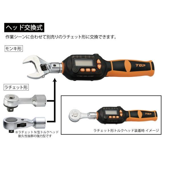 トップ工業 モンキ形デジタルトルクレンチ 【品番：DH085-15BN
