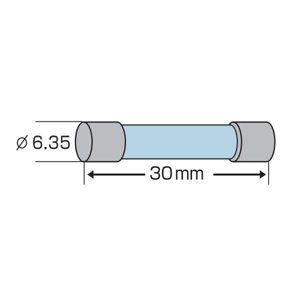 ELPA 消弧剤ヒューズ5A TF-S2050H 【×5】 TF-S2050H 消弧剤ヒューズ