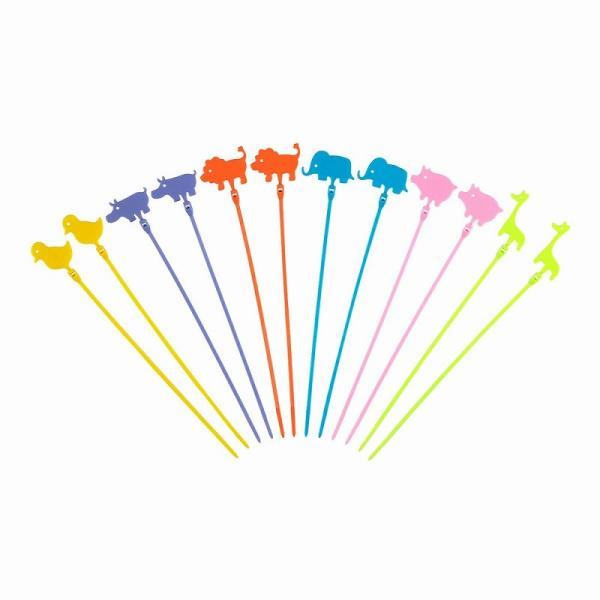 【メール便対応】朝日電器（ELPA）　makimaki アニマルタイ 150mm・12本入　アソート2　【品番：TUH-AN150P2（AS）】 |  | 01