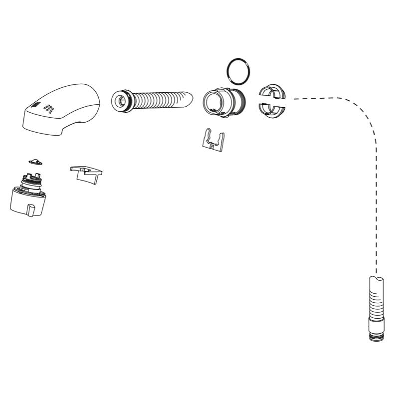 LIXIL（INAX） シャワーヘッドASSY 【品番：A-8758】【14】 : 生活雑貨