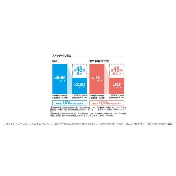 LIXIL（INAX）　スイッチ付エコアクアシャワー　メタル調、ブラック　【品番：BF-SL6MBGE-PU/N11】【14】_3