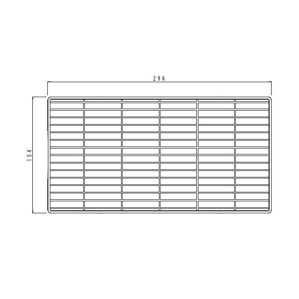 パナソニック　床排水口カバー（アッシュグレー単色・長さ296mm）裏面「FRP」刻印あり　【品番：RLXGYGVA5138】 |  | 01