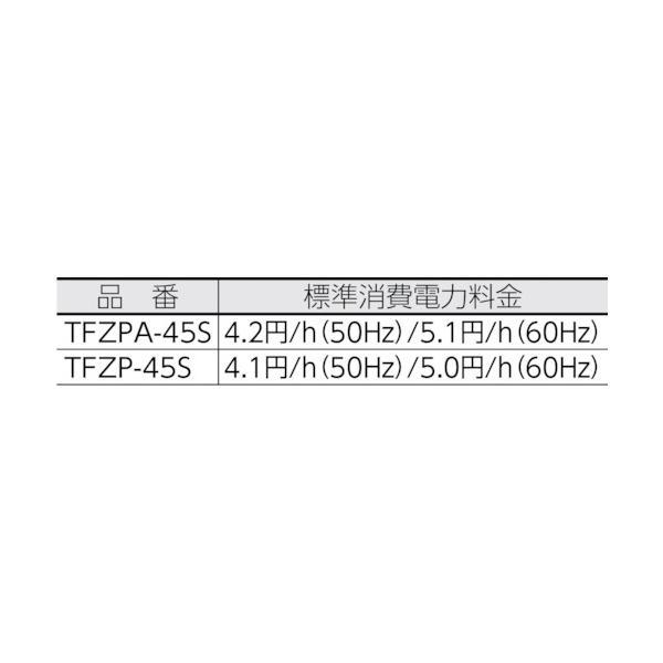 トラスコ中山（TRUSCO）　全閉式アルミハネ工場扇 ゼフィール スタンドタイプ　【品番：TFZPA-45S】_2