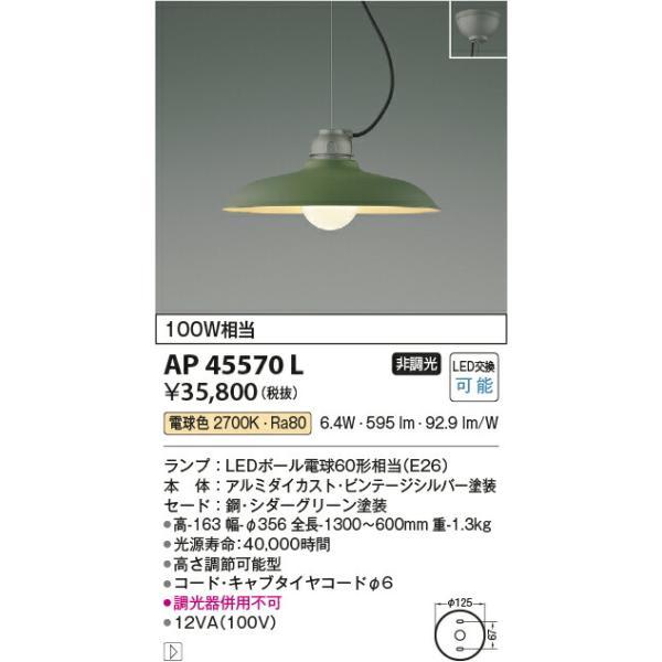 コイズミ照明　ペンダント　【品番：AP45570L】_1