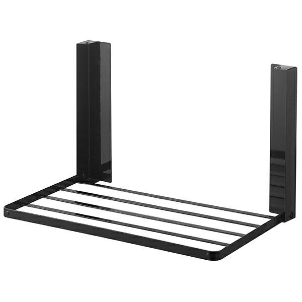 山崎実業 洗濯機横マグネット折り畳み棚 タワー ブラック 4903208050975 【品番：05097】 | 