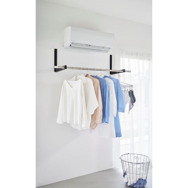 山崎実業　ウォール折り畳み物干し竿ホルダー タワー 2個組 石こうボード壁対応 ブラック 4903208019224　【品番：01922】 |  | 11