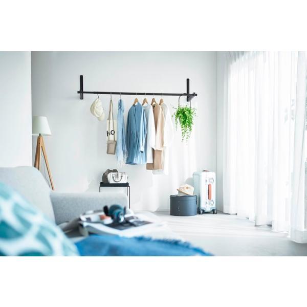 山崎実業　ウォール折り畳み物干し竿ホルダー タワー 2個組 石こうボード壁対応 ブラック 4903208019224　【品番：01922】 |  | 15