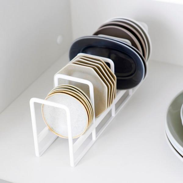 山崎実業　豆皿収納ラック タワー ホワイト 4903208013956　【品番：01395】 |  | 03
