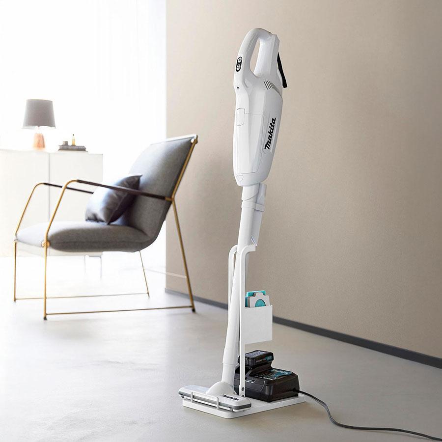 山崎実業 スティッククリーナー紙パック＆充電器収納スタンド タワー