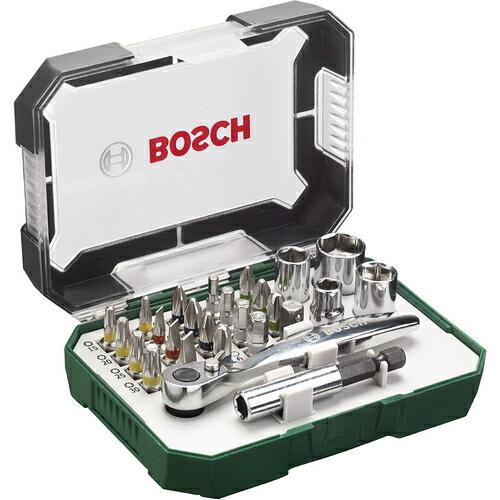 ボッシュ ドライバービット＆ミニラチェットセット 26pcs 【品番