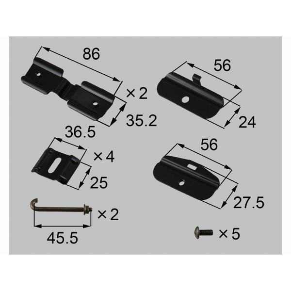 LIXIL（新日軽） 支柱金具セット（H： 10・12用）アルミ自在柱 【品番：S8SK1341C】 : 生活雑貨 yutorito - 通販 ...