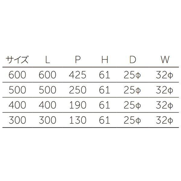 MARUKI　クロウッド丸棒ハンドル25φ（両面） 寸法500　【品番：W-2200】_2